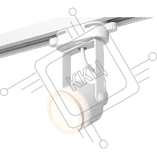 Светильник Ambrella light XT6601080 WH/SWH/FR белый/белый песок/белый матовый MR16 GU10 (C6601, N6220)