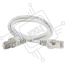 Коммутационный шнур ITK PC01-C5EF-1M5 (патч-корд), кат.5Е FTP, 1,5м, серый
