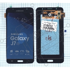 Дисплей для Samsung Galaxy J7 (2016) SM-J710F в сборе с тачскрином черный