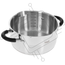 Кастрюля TalleR с крышкой TR-17193, 20х10 см (3,1 л)