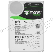 Жесткий диск HDD Seagate Exos X20 20Tb 7200rpm SATA 512Mb 3.5