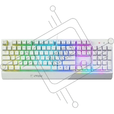 Клавиатура MSI Vigor GK30 белый USB Multimedia for gamer LED (подставка для запястий)