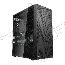 Корпус без блока питания PCCOOLER C3B310 BK, Mesh Mid Tower, Black, TG, 0.4 SPCC, no fans mATX, mITX 160/340/170mm 1x2.5