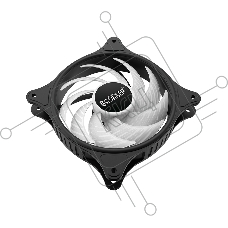 Вентилятор для корпуса PCCooler FX-120-3 черный, 120 мм, 1200 об/мин, 18 дБ, 3 pin