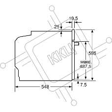 Электрический духовой шкаф с конвекцией Bosch HBG578EB3, объем 71 л, 10 режимов, автопрограммы, очистка пиролитическая + паровая, 4 стекла в дверце, направляющие проволочные + телескопические (1 уровень)