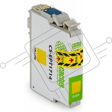 Картридж струйный Cactus CS-EPT1714 17XL желтый (10 мл) для Epson Expression Home XP-33/103/203/207/303/306/403/406