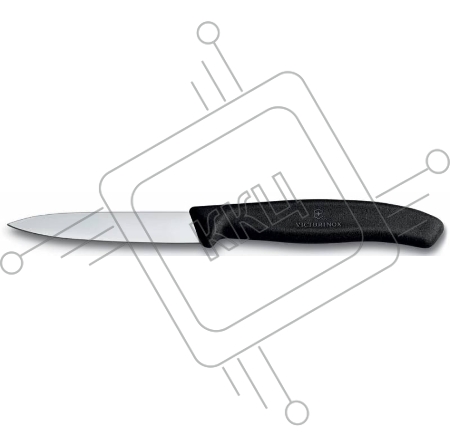 Нож кухонный Victorinox Swiss Classic (6.7603) стальной для чистки овощей и фруктов лезв.80мм прямая заточка черный без упаковки