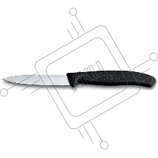 Нож кухонный Victorinox Swiss Classic (6.7603) стальной для чистки овощей и фруктов лезв.80мм прямая заточка черный без упаковки Нож кухонный Victorinox Swiss Classic (6.7603) стальной для чистки овощей и фруктов лезв.80мм прямая заточка черный без упаковки