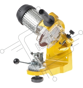 Станок заточный CHAMPION  C2001 электрический (ПРОФ) для пильных цепей, мощность 230Вт, диск диаметром 145мм, скорость вращения 3000 об/мин, толщина диска 3,2мм, посадочный диаметр 22,5мм, угол наклона диска 0-40, расстояние между направляющими 1,1-2мм, у