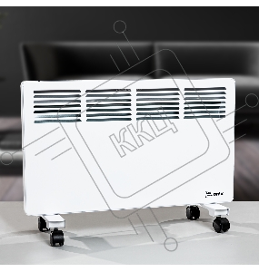 Конвектор электрический КМ-1500.2, 230 В, 1500 Вт, X-образный нагреватель, колеса, термостат // MTX