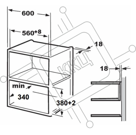 Встраиваемая микроволновая печь Midea AG820BJU-BL