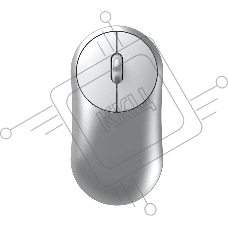 Мышь беспроводная Dareu LM166D серебристый, 1200 dpi, радиоканал, Bluetooth, USB, кнопки - 3