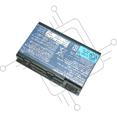 Аккумуляторная батарея для ноутбука Acer Aspire 5100 (BATBL50L6) 10,8-11,1V 5200mAh OEM черная