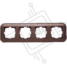 Ovivo Рамка 4-местн. ЛОФТ (LOFT), мокка, 404-190019-228