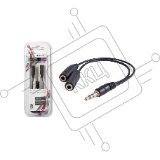 Аудио-переходник Defender jack 3.5mm разветвитель на два разъема jack 3.5mm