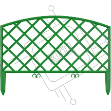 Забор декоративный GRINDA 