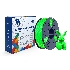 Филамент NVPRINT PETG Glow Green для 3D печати диаметр 1.75мм  длина 330 метров  масса 1 кг