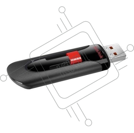 Флеш Диск Sandisk 32Gb Cruzer Glide SDCZ60-032G-B35 USB2.0 черный