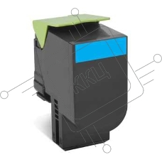 Картридж Lexmark CX510  4K Голубой Return Program