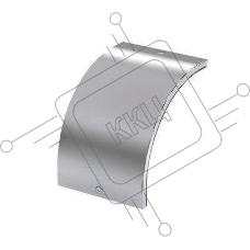 Крышка CD 90 на угол вертикальный внеш. 90 град. осн. 50 | 38240 | DKC