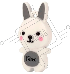 Флеш Диск 8GB Mirex Rabbit, USB 2.0, Серый