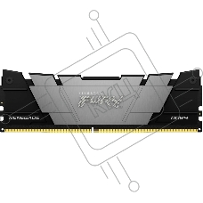 Оперативная память Kingston Fury Renegade, DDR4, 16GB (1x16GB), 3200MHz, CL16, с радиатором, серый/черный