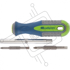 Отвертка СИБРТЕХ комбинированная SL5,0 / Ph1, SL6,0 / Ph2 Сибртех 13377