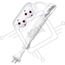 Удлинитель UNIVersal У6-011 ШВВП 2x0,75 2гн. 3м 9631912