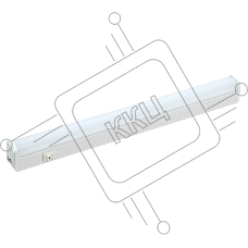 Светильник Iek LDBO0-3001-4-4000-K01  светодиодный ДБО 3001 4Вт 4000K IP20 311мм пластик 