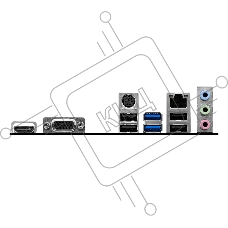 Материнская плата MSI PRO-H510M-B-II, LGA 1200, Intel H470, 2xDDR4, 4xSATA, 1xM.2, 1xPCIe x16, 1xPCIe x1, 1xHDMI, 1xVGA, 1x 1Gb LAN, 4xUSB-A 2.0, 2xUSB-A 3.2 Gen 1, 3x3.5 мм, 7.1, mATX