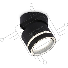 Светильник Ambrella light TA1445 BK/FR черный/белый матовый GX53 max 12W D85*90
