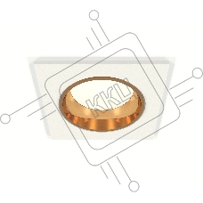 Комплект встраиваемого светильника Ambrella light XC6520004 SWH/PYG белый песок/золото желтое полированное MR16 GU5.3 (C6520, N6113)