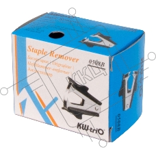 Антистеплер Kw-Trio 508Bblck N10 24/6 26/6 черный металл/пластик