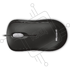 Мышь проводная Microsoft Basic черный, 1000 dpi, USB, кнопки - 3