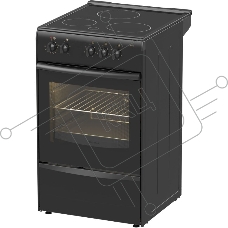 Плита электрическая Darina 1B EC 331 606 At антрацит/черный, конфорок 3 шт, духовка 50 л, 50 см x 85 см x 56 см