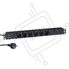 Блок розеток горизонтальный ExeGate ServerPro PDU-19H602 Al-6S-EU2, 19