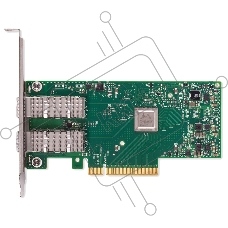 Сетевая карта ConnectX-4 Lx EN network interface card, 25GbE dual-port SFP28, PCIe3.0 x8, tall bracket, SR-IOV, TCP/UDP, MPLS, VxLAN, NVGRE, GENEVE, iSER, NFS RDMA, SMB Direct, ROHS R6