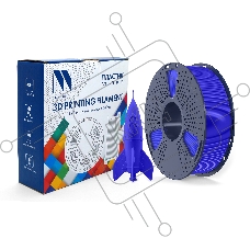 Филамент NVPRINT PLA High Speed Blue для 3D печати диаметр 1.75мм  длина 330 метров  масса 1 кг