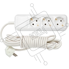 Удлинитель Bylectrica Удлинитель 3-местн. с земл. 3700 Вт (У16-321 10м)