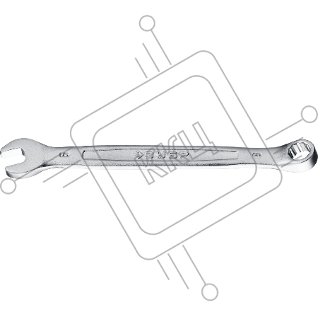 Комбинированный гаечный ключ 6 мм, ЗУБР