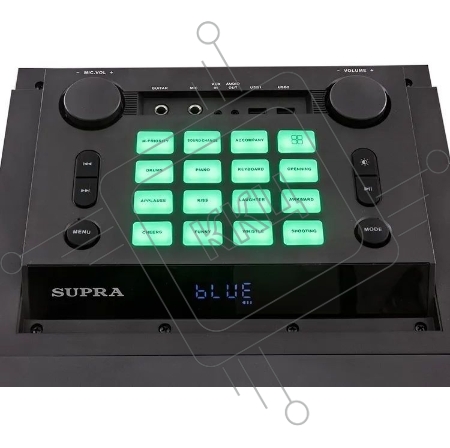 Минисистема Supra SMB-1200 черный 1200Вт FM USB BT SD