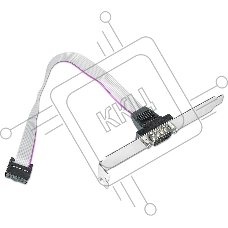 Кабель Gembird Планка в сист блок COM,  9pin(CCDB9RECEPTACLE )