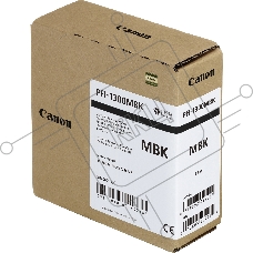 Картридж струйный Canon PFI-1300MBK матовый черный (330 мл) для Canon imagePROGRAF PRO-2000, PRO-4000, PRO-4000S, PRO-6000S