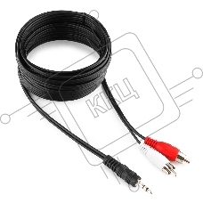 Кабель аудио Gembird Jack3.5 / 2xRCA, 5.0м