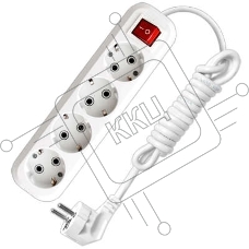 Удлинитель 4х2м с заземл. 16А IP20 S-304 с выкл. ПВС 3х1 UNIVersal 9634419