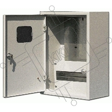 Корпус металлический навесной учетный 400х300х160 1-фазн. 12мод. DEKraft 30401DEK
