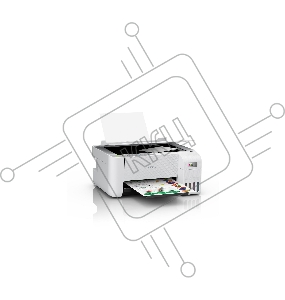 МФУ струйный Epson L3256, принтер/сканер/копир (A4, 5760x1440dpi, ч/б 33стр/мин, цвет 15стр/мин, WiFi, USB, белый)
