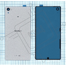 Задняя крышка для Sony Xperia Z5P E6883 серебристая