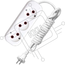 Удлинитель 3х5м без заземл. 6А IP20 У6-639М ПВС 2х0.75 UNIVersal 639М-05