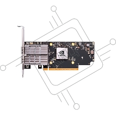 Сетевая карта Infiniband NVIDIA ConnectX-7 HHHL Adapter Card, 200GbE (default mode) / NDR200 IB, Dual-port QSFP112, PCIe 5.0 x16 with x16 PCIe extension option, Crypto D isabled, Secure Boot Enabled, Tall bracket